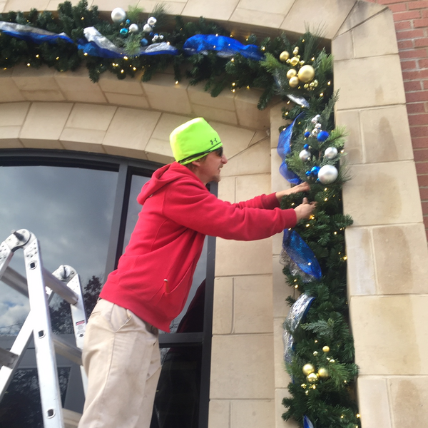 DIY Christmas light struggle versus professional installer