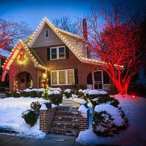 Professional holiday lighting service in Minnesota